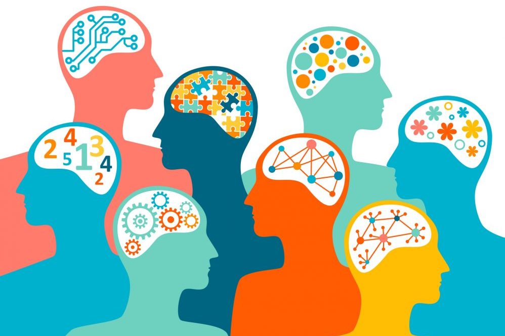 5 people with different brain types- neurodiversity